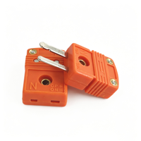 Connecteur Thermocouple Mini Type N Mâle-Femelle, Adaptateur de Terminal en Plastique Ignifuge pour Prise et Fiche