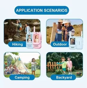 2-inch hiển thị hai chiều video thông tin liên lạc thiết bị phạm vi cho thời gian thực cắm trại/đi bộ đường dài/đi du lịch khác đồ chơi cổ điển Walkie-Talkie - Product Image 6
