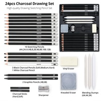 Ensemble de crayons personnalisés OEM 2B HB pour le dessin et l'esquisse, avec gomme et taille-crayon, certifié FSC, pour les fournitures artistiques