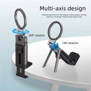 Stable No Tip-Over N52 Magnetic Core 40pcs Multi-Joint Tripod Support Mechanical Dog Phone <b>Holder</b> for High-Speed Train - Product Image 2