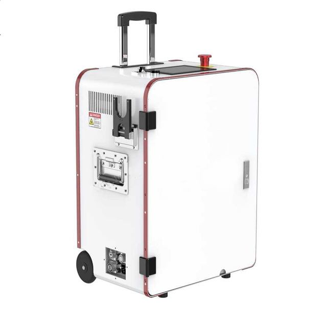 Factory Price Metal Rubber Wood Rust Removal 100W 200W 500W Portable Laser Cleaning Machine Mobile