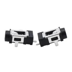 direct sales DC-055B 3 Pin Black DC Power Jack Socket Connector 30V 0.5A female DC socket free sample