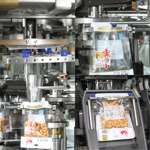Machine d'emballage automatique rotative continue sous vide LINPACK pour sachets préformés, idéale pour les saucisses et les noix - Product Image 4
