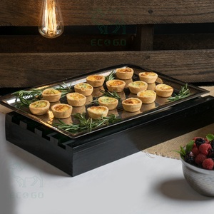 Environmentally Bamboo Bread Bin Wholesale Food <b>Storage</b> Container Heavy Duty Black <b>Wood</b> <b>Crate</b> - Product Image 1
