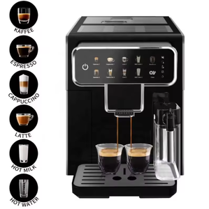 Machine à café électrique professionnelle avec écran tactile entièrement automatique pour café expresso avec boîte à mousseur à lait - Product Image 2