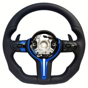 Volante de Coche Personalizado de Cuero y Fibra de Carbono Forjada para <span class=keywords><strong>Mini</strong></span> <span class=keywords><strong>Cooper</strong></span> Jcw R50 R52 R53 R55 R56 R57 R60 R61 F55 F56 F57 F54 F60 - Product Image 2
