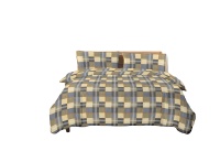 Ensemble de couette pour lit domestique pas cher pour adultes, 4 pièces, 300 fils, style chinois traditionnel, imprimé uni, garnissage en coton, taille King/Double