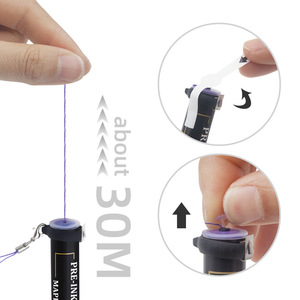 Outil de mesure de <span class=keywords><strong>ligne</strong></span> pré-encrée pour maquillage permanent, microblading, <span class=keywords><strong>tatouage</strong></span> des sourcils, fil pour sourcils, cartographie des sourcils, fil <span class=keywords><strong>rose</strong></span>, marque privée - Product Image 2