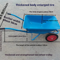 Outil agricole de brouette de charge de camion King Hauler pour le transport durable et polyvalent