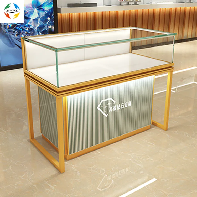 Most Popular Design Luxury Cosmetic Store Furniture Perfume Display Counter