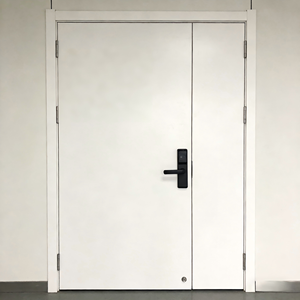 Puerta de Vidrio Resistente al Fuego de Alta Calidad con Clasificación de 2 Horas, Fabricada por Empresa con 36 Años de Experiencia, ODM/OEM, Puerta de Salida de Emergencia de Vidrio y Acero, Moderna, para Uso en Hoteles - Product Image 1