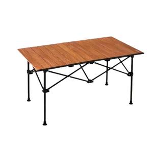 ชุดโต๊ะและเก้าอี้พับได้สำหรับใช้งานกลางแจ้ง พกพาสะดวก รูปทรงสี่เหลี่ยมผืนผ้า เหมาะสำหรับการตั้งแคมป์และการเดินทาง พร้อมบริการพิมพ์โลโก้ - Product Image 2