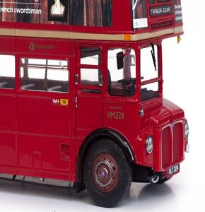 Modellino di Autobus Routemaster in Scala 1/18 Senza Metallo, Nuovo Veicolo Giocattolo Die-cast per Regalo - Product Image 4