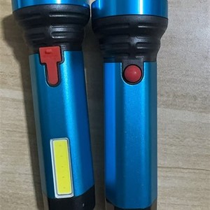 ไฟฉายแบบชาร์จไฟได้แบตเตอรี่ LED อลูมิเนียมอัลลอยด์กลางแจ้งแสงสีขาวชาร์จ USB - Product Image 2