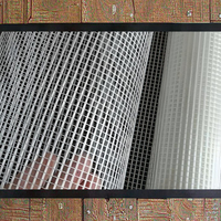 Maille de fibre de verre résistante aux alcalis 4x4 160 g/m² pour renforcement de pierre, enduit et plâtre mural en rouleau