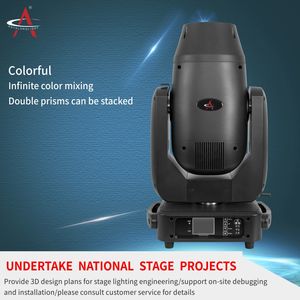 AOYALONG 500W 3-en-1 Projecteurs mobiles RGBW CMY CTO Lampe de scène à faisceau Corps en aluminium Tête rotative LED Contrôle DMX512 IP20 - Product Image 4