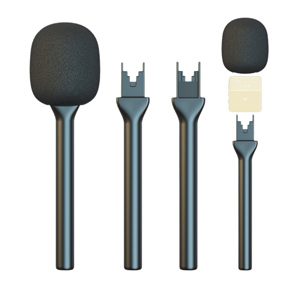 Supporto per Microfono Portatile in Plastica e Lega di Alluminio, Adattatore per Trasmettitore, per Giornalisti e Uso Esterno - Product Image 2