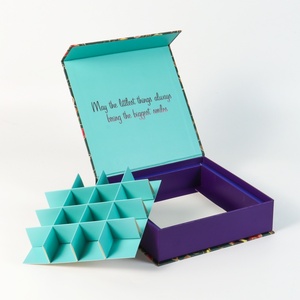 Caja de Embalaje Cuadrada de Papel Reciclado con Cierre Magnético Personalizado para Postres, Dulces y Chocolate, con Inserto, Venta al Por Mayor de Fábrica - Product Image 3