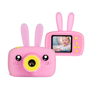 Karikatür tavşan <span class=keywords><strong>Mini</strong></span> çocuk kamera 1080 video X9S çocuklar kamera dayanıklı ve damla dayanıklı güvenlik oyuncak dijital kamera çocuklar - Product Image 2