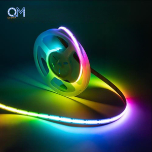 Qm kỹ thuật số COB ws2811 <span class=keywords><strong>LED</strong></span> Strip ánh sáng Giấc Mơ Màu 12V 24V 420led địa chỉ rgbic màu SPI pixel COB kỹ thuật số <span class=keywords><strong>LED</strong></span> Strip - Product Image 1