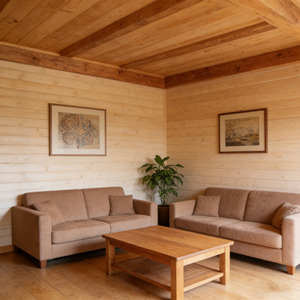 Cabane en bois massif préfabriquée, maison de vacances en bord de mer avec 1 chambre, petite maison pour complexe hôtelier Airbnb - Product Image 5