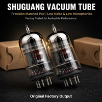 Tube à triode audio Shuguang 12AT7 ECC81, faible bruit pour amplificateur de guitare, inverseur de phase, pilote de réverbération, restauration, paire assortie