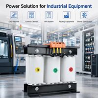 Transformateur de puissance triphasé à triple enroulement 50Hz 380V 220V 10KVA, enroulement en cuivre pur, servomoteurs, équipement de laboratoire, machines CNC