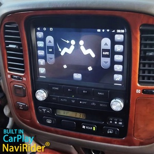 เครื่องเล่นวิดีโอมัลติมีเดียแอนดรอยด์13 LX470 1998-2002 Toyota Landcruiser LC100สเตอริโอวิทยุสูงจีพีเอสออโต้วิทยุ - Product Image 1