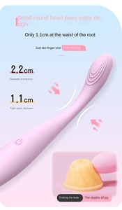 Erwachsene weibliche Klitoris Massage gerät Doppelkopf Heizung Vibrator mit AV-<span class=keywords><strong>Stick</strong></span> Großhandel Sexspielzeug Massage gerät für weibliche Masturbation - Product Image 4