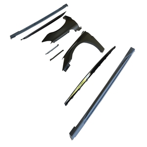 RS5 minigonne laterali Kit carrozzeria per <span class=keywords><strong>Audi</strong></span> <span class=keywords><strong>S3</strong></span> <span class=keywords><strong>S3</strong></span> berlina 2021-2024 Hot Car A3 SLINE <span class=keywords><strong>S3</strong></span> labbro anteriore diffusore posteriore Spoiler - Product Image 4