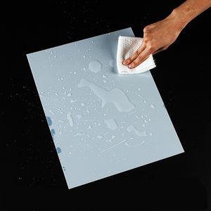 Mylar vierge 12*12 pouces taille personnalisée bricolage PET matériel pour pochoirs en plastique ensemble chine usine approvisionnement lettre <span class=keywords><strong>Alphabet</strong></span> modèle - Product Image 5