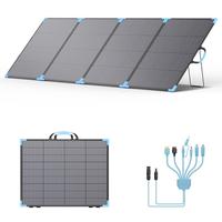 Panneau solaire bifacial ETFE 400W, dernière génération, panneaux solaires portables à cadre en aluminium pour le camping et les camping-cars