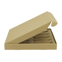 Boîte postale en carton ondulé personnalisée, grand format, imprimée en relief, vente en gros, boîte d'emballage pour expédition avec rembourrage en mousse