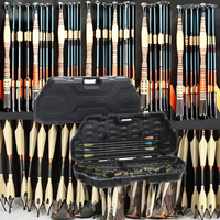 Étui à arc composé dur noir avec plume en plastique conçu pour le tir et la chasse en plein air pouvant accueillir 1 arc et 6 flèches