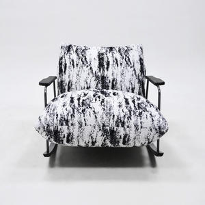 Fauteuil à bascule style peinture à l'encre, luxe léger, style rétro, fauteuil de salon en bois, mobilier de salon, canapé de luxe, fauteuil inclinable - Product Image 2