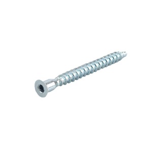 Tornillos autorroscantes de cabeza plana con hexágono interior Manka Hardware para madera, para gabinetes y muebles, grado A, zincados. - Product Image 4