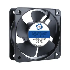 High quality 6 inch 110v 220v AC cooling fan 120mm 120*120*38mm large air flow low noise axial fan