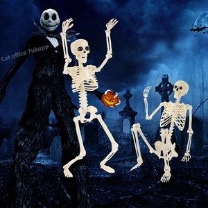 Modelo de esqueleto de Halloween, simulación de esqueleto humano, decoración para casa embrujada, accesorios para fiestas de terror, venta al por mayor - Product Image 4