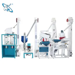 ISO Mini home Auto Completed 10TPD 20TPD 1TPH Paddy Rice mill plant Parboiled Rice milling machine