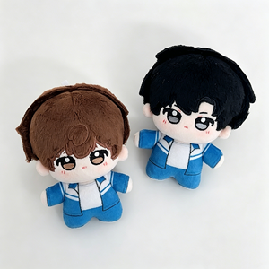 Custom Soft Plush Doll <b>Keychain</b>, <b>Personalized</b> Mini Humanoid Bag Charm, High-Quality Cotton Stuffed Toy for Fan Gift, Promo Bulk - Product Image 2