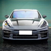 Kit Bumper Depan & Lampu Depan untuk Porsche Panamera 970 (2010-2016), Gaya Turbo yang Ditingkatkan, Bahan PP, Belum Dicat