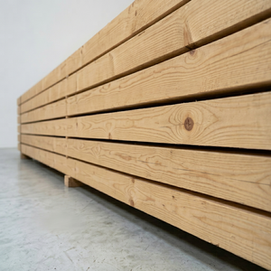 Madera de Pino de Grado Industrial, Corte Rústico 10x10x400cm, Madera de Construcción Premium, Vigas Estructurales para Exteriores, Almacén, Ceysan - Product Image 2