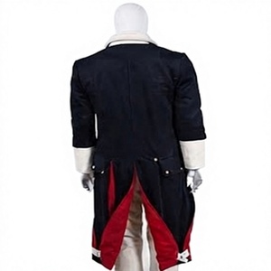 Costume colonial du XVIIIe siècle pour homme, kit de reconstitution historique, veste et pantalon, uniforme d'extérieur - Product Image 2