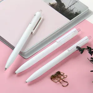 Neutral Pens Press Cute Retro Gel Ink Pen Set Retractable Black High-capacity Gel Ink Pen For Student