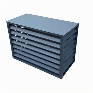 Tùy chỉnh bốn mặt phẳng-top uv-proof louvered Guard-Heat-dissipating mưa-shield cho <span class=keywords><strong>AC</strong></span> đơn vị ngoài trời. - Product Image 4