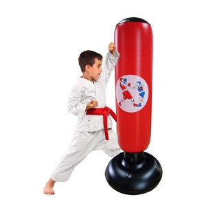 Sac de frappe gonflable en PVC pliable pour enfants, idéal pour l'entraînement, remplissable d'eau, pour développer les réflexes – Offre spéciale - Product Image 5