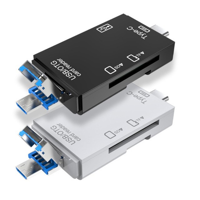 OTG Type-C USB2.0 3.0 Card Reader Adapter OTG Card Reader for PC Mobile Phone Tablet