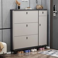 Meuble de rangement de grande capacité de style moderne pour l'entrée, type rabattable, luxe, salon, entrée de la maison, armoire à chaussures