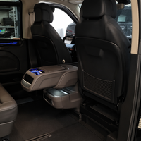 Consola Central con Pantalla Táctil Inteligente para Mercedes Vito W447 V260 V250, Caja Reposabrazos, Refrigerador con Compresor, Cargador Inalámbrico, 220V USB