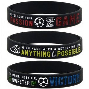 Bracelets de football inspirants, tout est possible, bracelet en silicone pour la victoire - Product Image 3